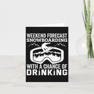 Cool Snowboarding Design For Men Women Snowboard S Card