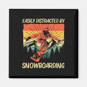 Cool Snowboarding Design For Men Women Snowboard S Magnet