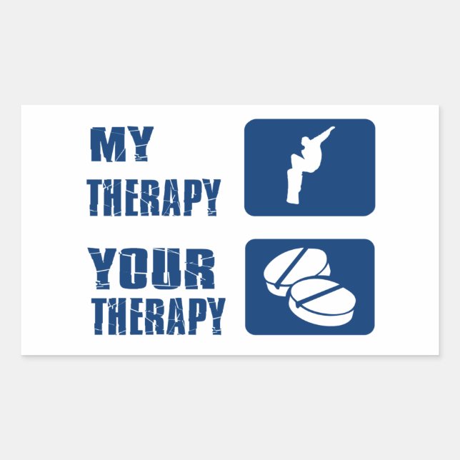 Cool Snowboarding designs Rectangular Sticker (Front)