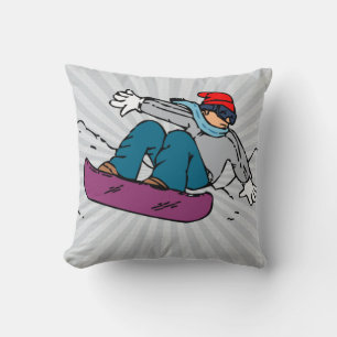 Cool Snowboarding snowboarding lovers snowboard Cushion