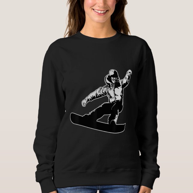 COOL SNOWBOARDING SWEATSHIRT (Front)