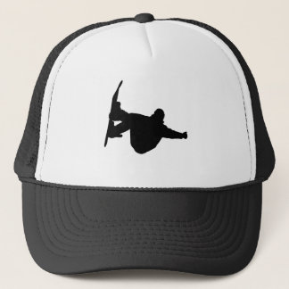 Cool snowboarding trucker hat