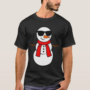 Cool Snowman – Funny Winter T-Shirt