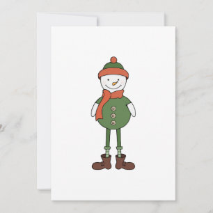 Cool Snowman Invitation