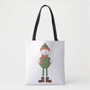 Cool Snowman Tote Bag