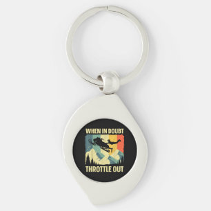 Cool Snowmobile Art for Men Women Kids Snowmobile Key Ring