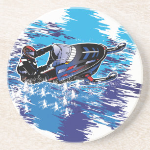 Cool Snowmobiler Coaster