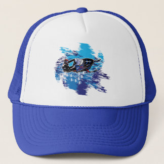 Cool Snowmobiler Trucker Hat