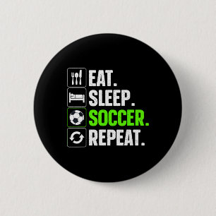 Cool Soccer Art For Men Women Kids Team Sport Socc 6 Cm Round Badge