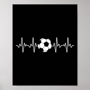 Cool Soccer Art For Men Women Soccer Lover Goalie  Poster