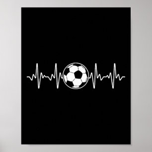 Cool Soccer Art For Men Women Soccer Lover Goalie  Poster