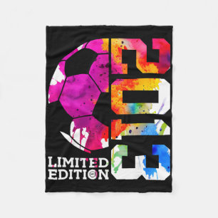 Cool Soccer Designs And Outfits 12th Birthday Girl Fleece Blanket