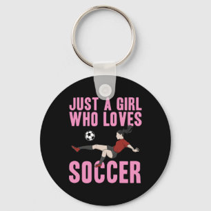 Cool Soccer For Women Teen Girls Soccer Lover Play Key Ring