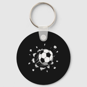 Cool Soccer Ll Graphic Youth Soccer Key Ring