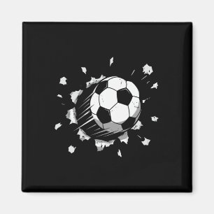 Cool Soccer Ll Graphic Youth Soccer Magnet