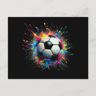 Cool Soccer Player Sport For Boys Men Girls Women Enclosure Card