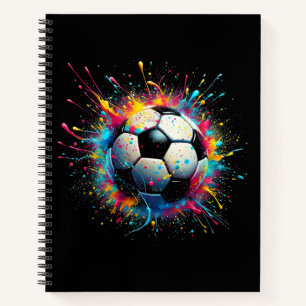Cool Soccer Player Sport For Boys Men Girls Women Notebook