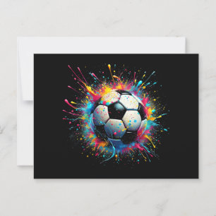 Cool Soccer Player Sport For Boys Men Girls Women Postcard