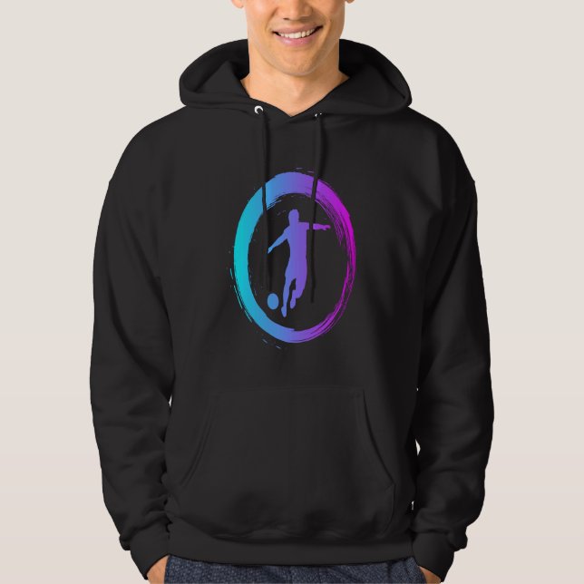 Cool soccer sports and hobby  1 hoodie (Front)