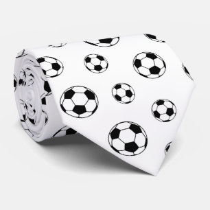 cool Soccer sports ball tiled  Tie