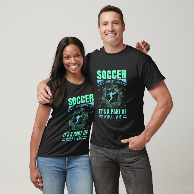 cool soccer word art sports T-Shirt (Unisex)