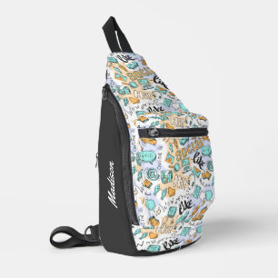 Cool Social Media custom name Sling Bag
