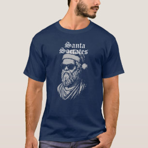 Cool Socrates Santa Claus T-Shirt
