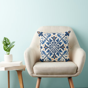Cool Spanish pattern lovers Cushion