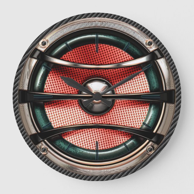 Cool Speaker 5 Options Wall Clocks (Front)
