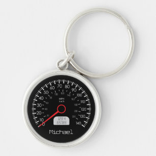 Cool Speedometer Personalised Key-chain Key Ring
