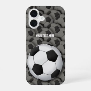 Cool Sport Soccer Football Gifts iPhone 16 Case