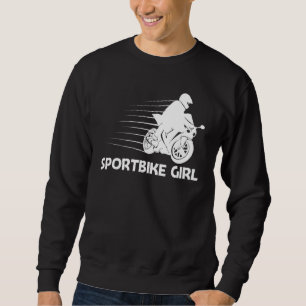 Cool Sportbike For Girls Kids Professional Motorcy Sweatshirt