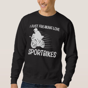 Cool Sportbike For Men Women Professional Motorcyc Sweatshirt