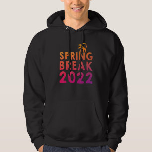 Cool Spring Break 2022 Sunset Family Matching Hoodie