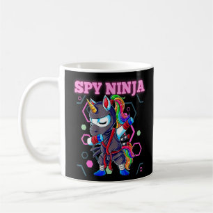 Cool Spy Gaming Ninja Gamer Unicorn Ninja Boy Girl Coffee Mug