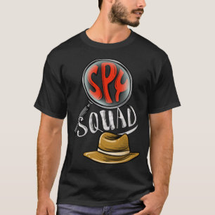Cool Spy Squad Kids  Funny Secret Agent Group C T-Shirt