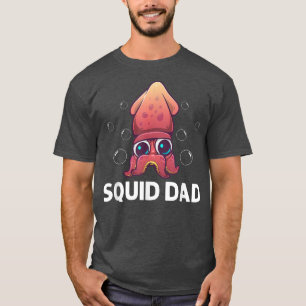 Cool Squid For Dad Father Octopus Biology Sea Anim T-Shirt