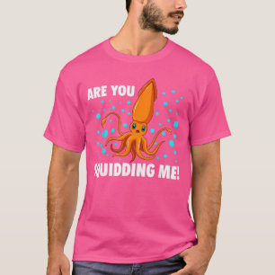 Cool Squid for Men Women Zoologist Octopus Fish An T-Shirt