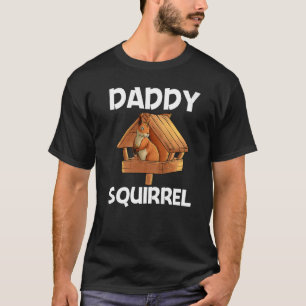 Cool Squirrel For Men Dad Chipmunk Zookeeper Anima T-Shirt