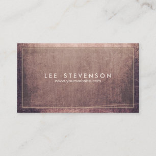 Cool Sratched Aged and Rustic Grunge Professional Business Card
