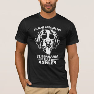 Cool St. Bernard Rule Dog T-Shirt