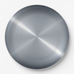 Cool Stainless Steel Metal #58 Paper Plate