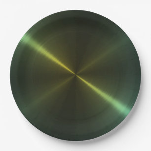 Cool Stainless Steel Metal #87 Paper Plate
