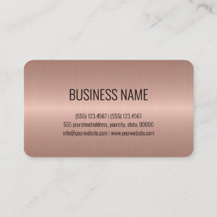 Cool Stainless Steel Metal Look #3 Business Card
