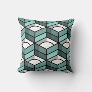 Cool Stair Stepping 3-Dimensional Pattern Cushion