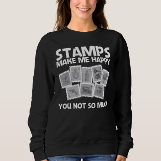 Cool Stamp For Men Women Stamp Collecting Collecto Sweatshirt