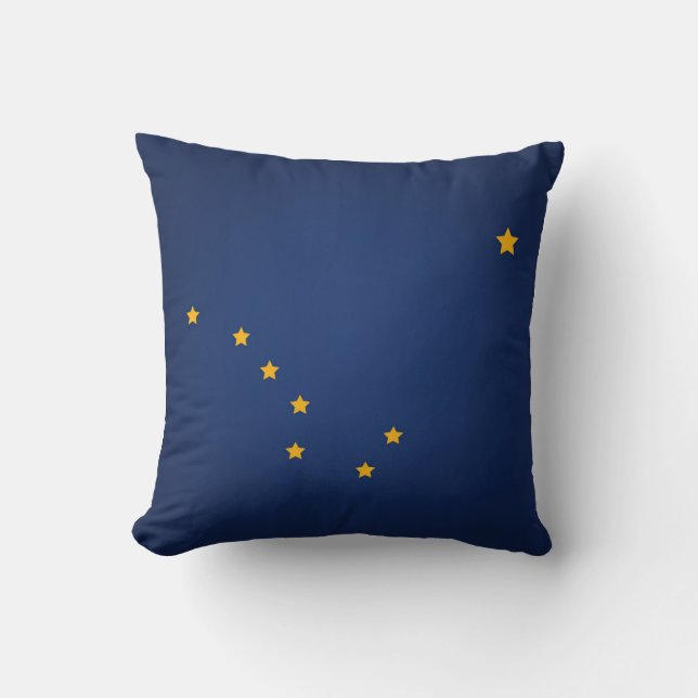 Cool State Of Alaska Flag Cushion (Front)