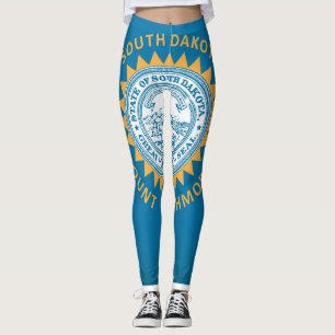 Cool State Of South Dakota Flag Fashion Leggings
