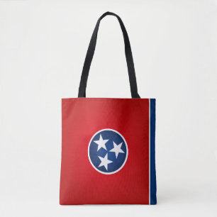 Cool State Of Tennessee Flag Fashion Tote Bag