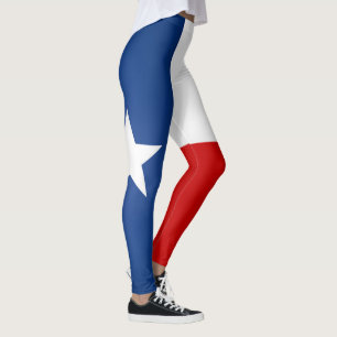 Cool State Of Texas Flag Fashion Leggings